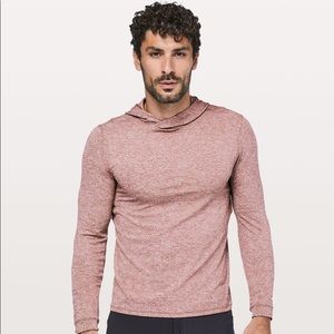 Lululemon Men’s Drysense Hoodie Heathered Red XS